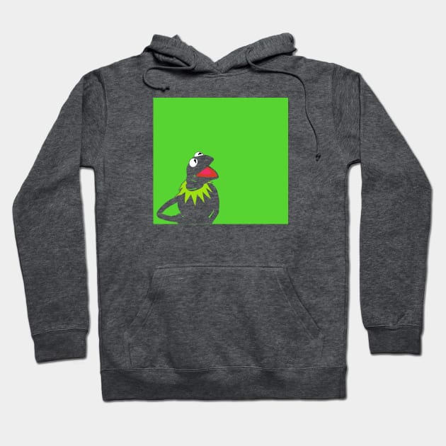 Kermit on Green Hoodie by ActionNate